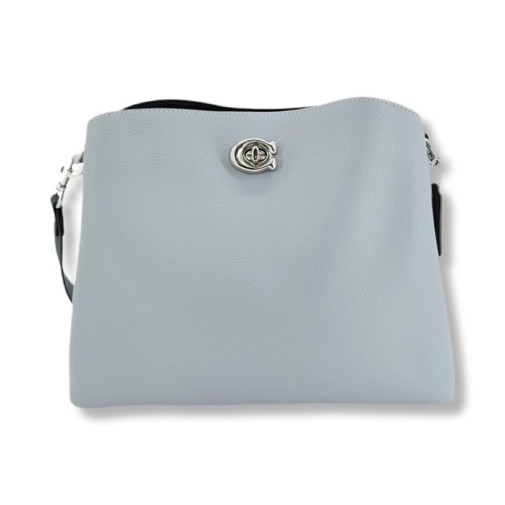 COACH Pebble Leather Willow Bucket Bag with Convertible Straps - Picture 2 of 7
